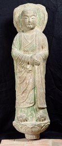 Moine, de Dunhuang, province de Gansu - Chinese School